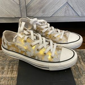 Metallic Gold Converse